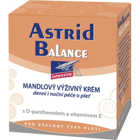 Astrid Balance Intensive mandľový výživný krém suchá a veľmi suchá pleť 50 ml
