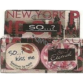SO ...? Lip Balm balzam na pery 2 x 10 ml, kozmetická sada