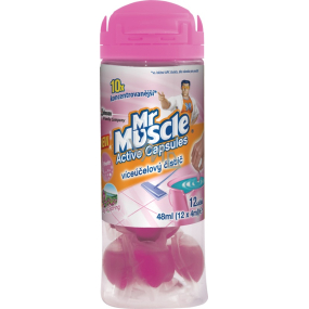 Mr. Muscle Active Capsules Joy of Spring viacúčelový čistič 12 kusov