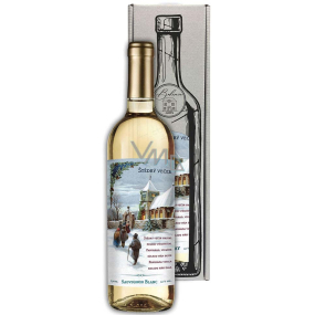 Bohemia Gifts Štedrovečerné víno Sauvignon Blanc 750 ml, darčeková sada