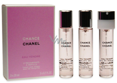 Chanel Chance Eau Tendre toaletná voda náhradná náplň pre ženy 3 x 20 ml