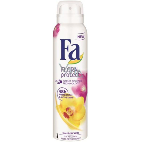 Fa Floral Protect Orchid & Viola antiperspitant dezodorant sprej pre ženy 150 ml