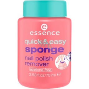Essence Quick & Easy Sponge Nail Polish Remover odlakovač na nechty 75 ml