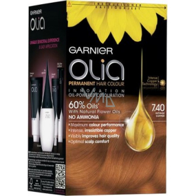 Garnier Olia farba na vlasy bez amoniaku 7.40 Intenzívne medená