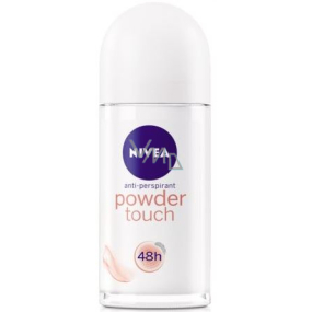 Nivea Powder Touch guličkový antiperspirant dezodorant roll-on pre ženy 50 ml
