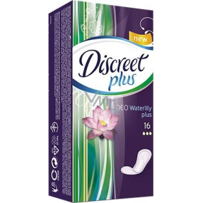 Discreet Deo Plus Water Lily Plus intímne vložky 16 kusov