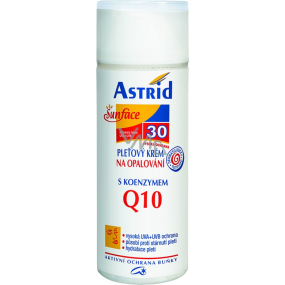Astrid Sun Face F30 Koenzým Q10 opaľovací pleťový krém 75 ml
