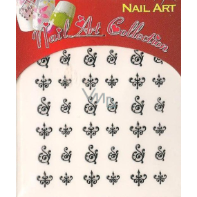 Absolute Cosmetics Nail Art samolepiace nálepky na nechty NT006 1 aršík