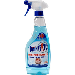 DISINFEKTO Dezinfekcia proti baktériám a plesniam tekutý dezinfekčný a čistiaci prostriedok so sviežou vôňou 500 ml rozprašovač