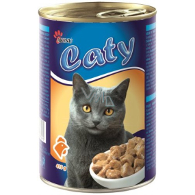 Akinu Caty kúsky v omáčke s kuracím pre mačky plechovka 415 g