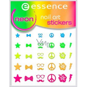 Essence Nail Art Sticker nálepky na nechty 13 Neon 1 aršík