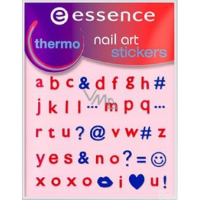 Essence Nail Art Sticker nálepky na nechty 14 Thermo 1 aršík