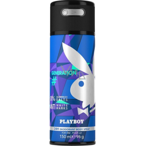 Playboy Generation for Him dezodorant sprej pre mužov 150 ml