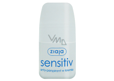 Ziaja Sensitive Creamy guličkový antiperspirant dezodorant roll-on pre ženy 60 ml