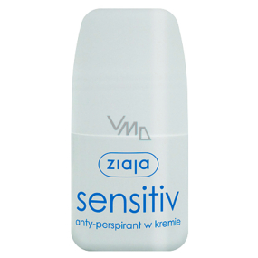 Ziaja Sensitive Creamy guľôčkový antiperspirant deodorant roll-on pre ženy 60 ml