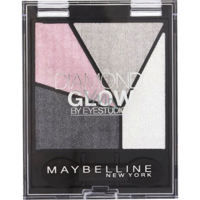 Maybelline Diamond Glow Eyeshadow očné tiene 04 Grey Pink Drama 2,5 g
