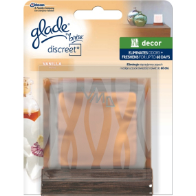 Glade Vanilla Discreet Decor osviežovač vzduchu sklo 8 g