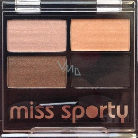 Miss Sporty Studio Colour Quattro očné tiene 406 Sunny Smoky 3,2 g