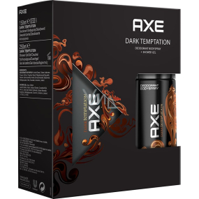 Axe Dark Temptation deodorant sprej pre mužov 150 ml + sprchový gél 250 ml, kozmetická sada