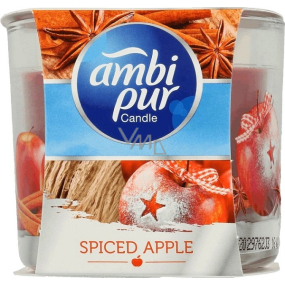 Ambi Pur Spiced Apple vonná sviečka v skle 100 g