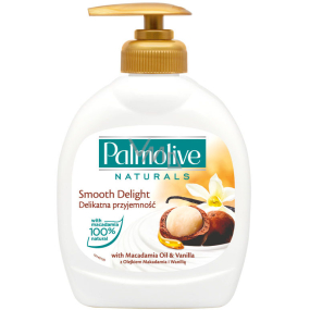 Palmolive Naturals Smooth Delight Macadamia Oil + Vanilla tekuté mydlo s dávkovačom 300 ml
