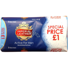 Cussons Imperial Leather for Men Active toaletné mydlo 3 x 100 g