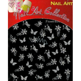 Absolute Cosmetics Nail Art samolepiace 3D nálepky na nechty GS46 1 aršík