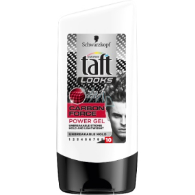 Taft Looks Carbon Force silná fixácia gél na vlasy 150 ml