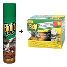 Biolit P Proti lezúcemu hmyzu s dezinfekčné prísadou 400 ml + lapač ôs, sršňov a múch komplet 200 ml