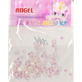 Angel Ozdoby na nechty kytičky a hviezdičky ružové 1 balenie