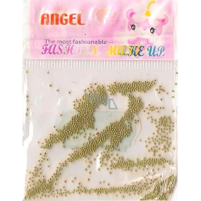 Angel Ozdoby na nechty guličky zlaté 1 balenie