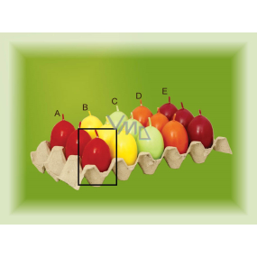 Lima Aromatické vajíčko sviečka červená A 40 x 60 mm 1 kus