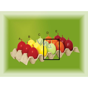 Lima Aromatické vajíčko sviečka zelená C 40 x 60 mm 1 kus