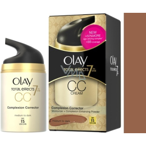 Olay Total Effects 7v1 SPF15 CC Cream Medium To Dark krém 50 ml