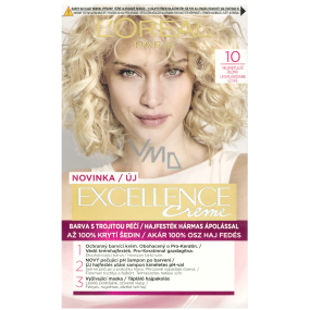 Loreal Paris Excellence Creme farba na vlasy 10 Najsvetlejšia blond