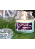 Lima Aróma Dreams Ópium aromatická sviečka pohár s viečkom 120 g
