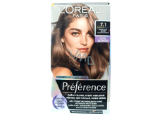 Loreal Paris Préférence farba na vlasy 7.1 Iceland Blond popolavá