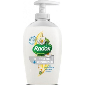 Radox Feel Hygienic & Moisturised Harmanček a jojobový olej tekuté mydlo dávkovač 250 ml