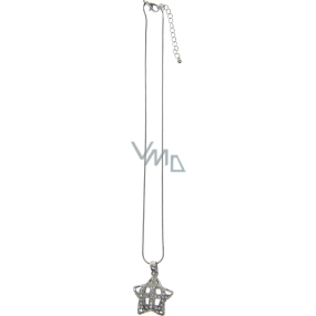 Strieborný náhrdelník s príveskom hviezdy 41 cm