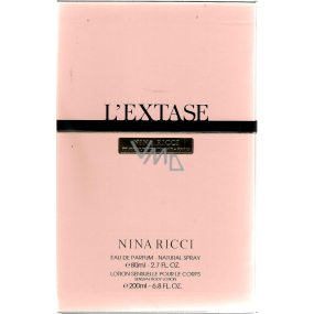 Nina Ricci L Extase parfumovaná voda 80 ml + telové mlieko 200 ml, darčeková sada