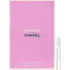 Chanel Chance Eau Vive toaletná voda pre ženy 2 ml s rozprašovačom, vialka