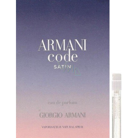 Giorgio Armani Code Femme Satin toaletná voda 1,2 ml s rozprašovačom, vialka