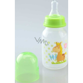 First Steps Feeding Bottle 0+ dojčenská fľaša so silikónovým cumlíkom Koník 150 ml