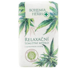 Bohemia Gifts Cannabis Konopný olej relaxačné toaletné mydlo 100 g