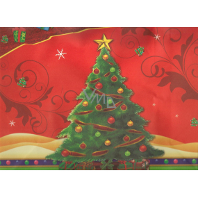 Nekupto Darčeková Kraftová taška 32,5 x 26 x 13 cm Vianočný stromček, 263 SKP