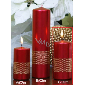 Lima Stuha sviečka červená valec 60 x 120 mm 1 kus