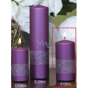 Lima Stuha sviečka violet valec 60 x 120 mm 1 kus