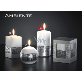 Lima Ambiente sviečka biela valec 80 x 150 mm 1 kus