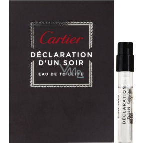 Cartier Declaration d Un Soir toaletná voda pre mužov 1,5 ml s rozprašovačom, vialka