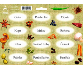 Arch Samolepky na koreničky Juta farbotlač Zeler - sušené vňate (koreňová zelenina, hríby,...)